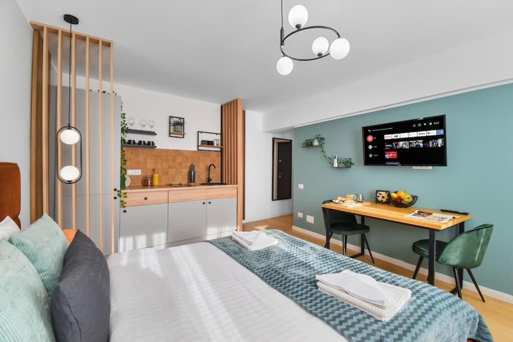 Mysa Modern Studio * Near Cismigiu Park * Netflix Бухарест Экстерьер фото